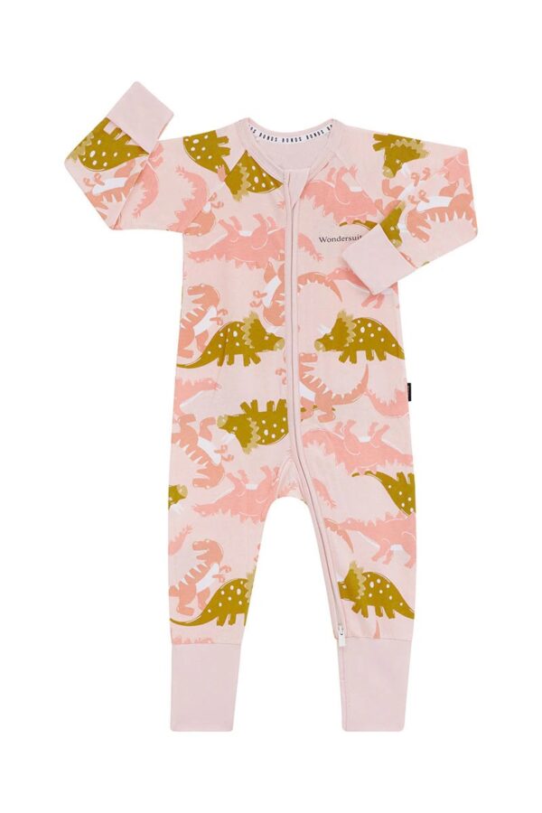 girls dinosaur sleepsuit
