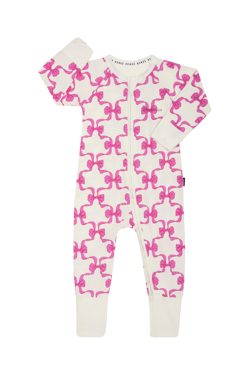 bow print baby gift
